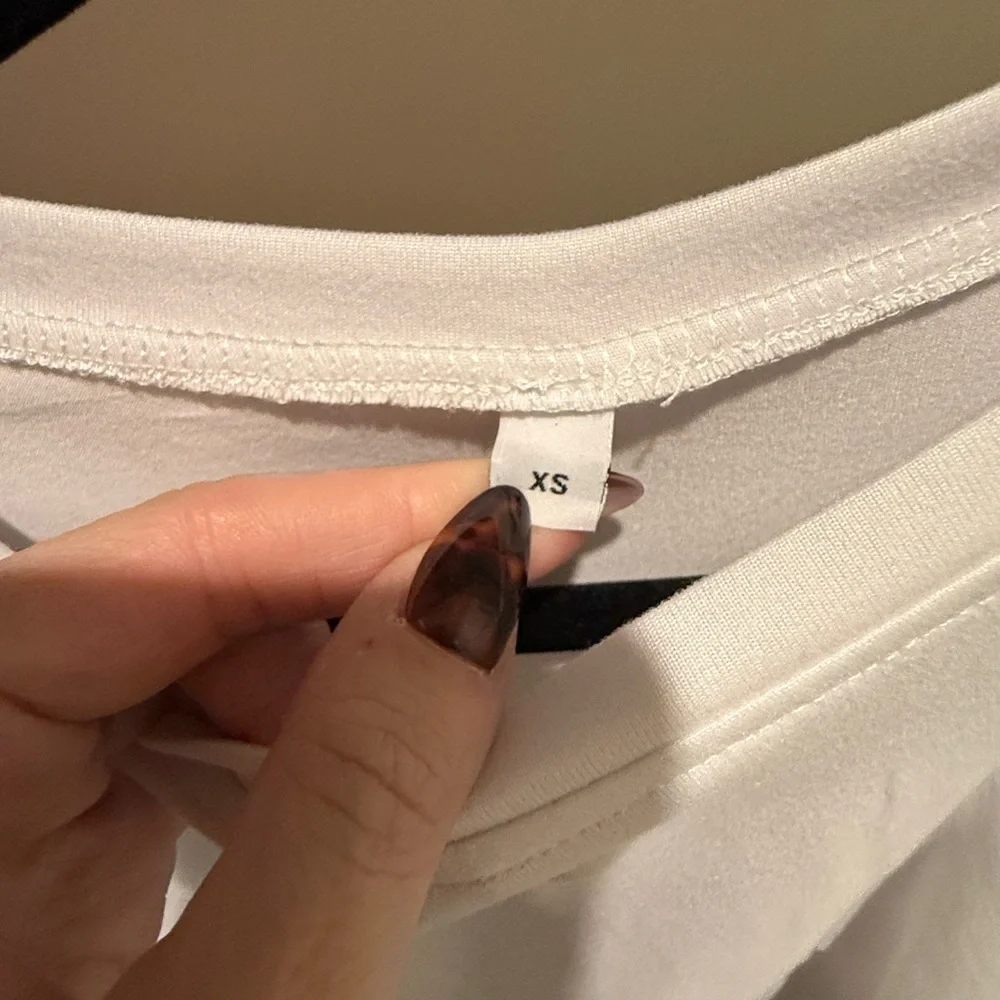 Excuse Me White Graphic Tee - Picture 2 of 4